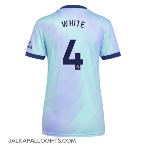 Arsenal Ben White #4 Kolmaspaita Naiset 2024-25 Lyhythihainen